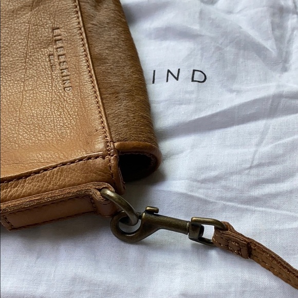 LIEBESKIND Small Brown Leather Cross-Body Purse - Picture 10 of 12